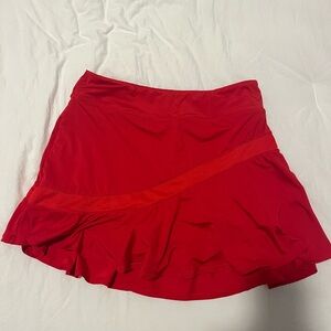 Women’s Red Athletic Skirt